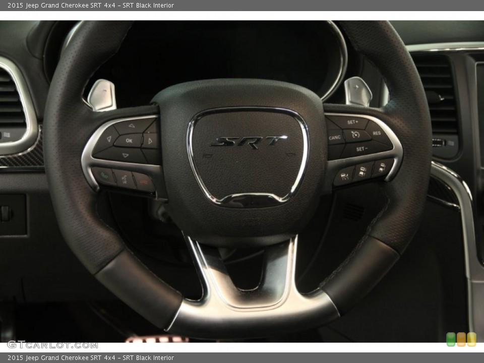 SRT Black Interior Steering Wheel for the 2015 Jeep Grand Cherokee SRT 4x4 #100943162