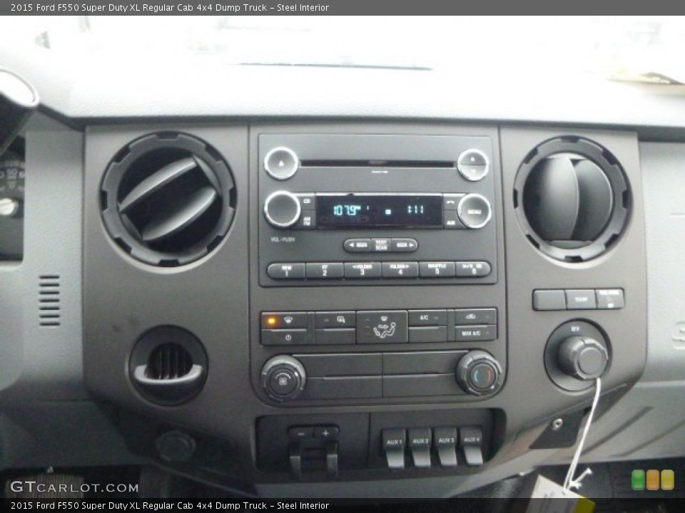 Steel Interior Controls for the 2015 Ford F550 Super Duty XL Regular Cab 4x4 Dump Truck #100944486