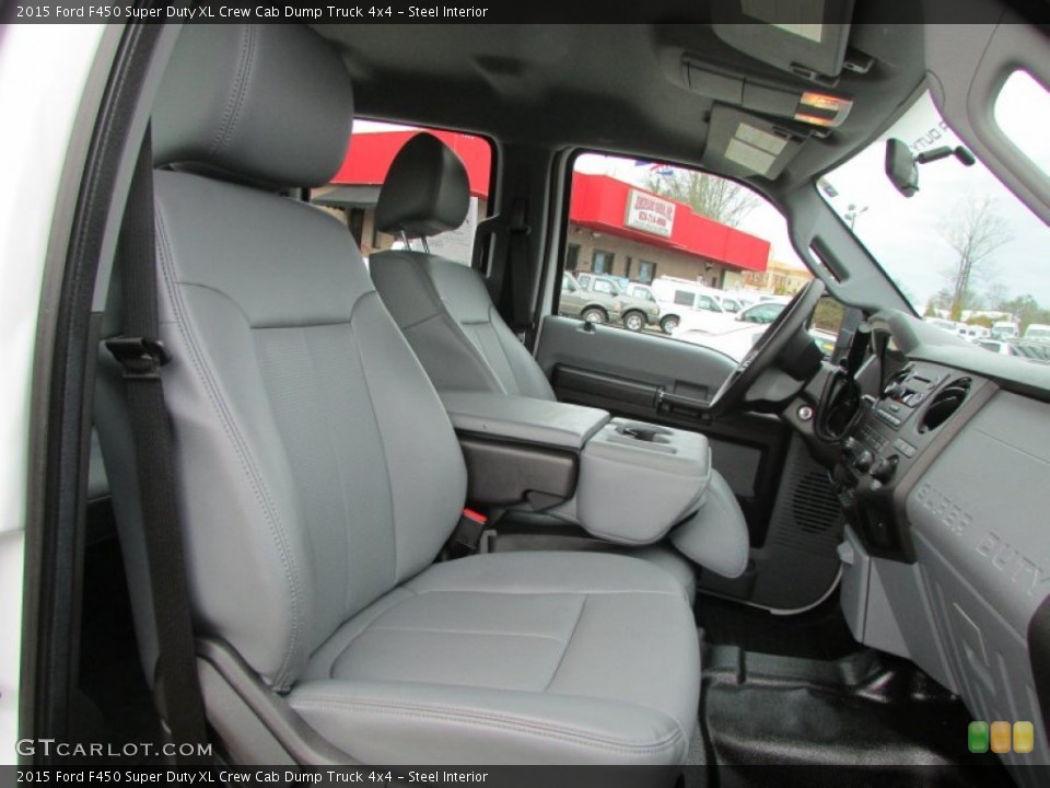 Steel Interior Photo for the 2015 Ford F450 Super Duty XL Crew Cab Dump Truck 4x4 #100951685