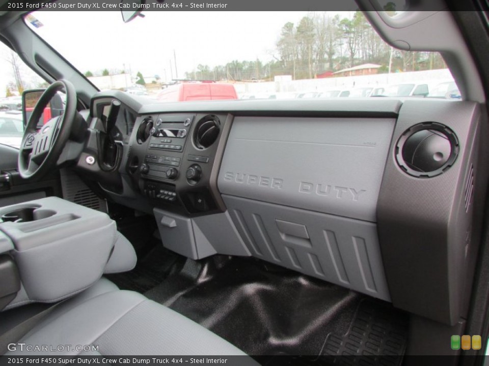 Steel Interior Dashboard for the 2015 Ford F450 Super Duty XL Crew Cab Dump Truck 4x4 #100951709