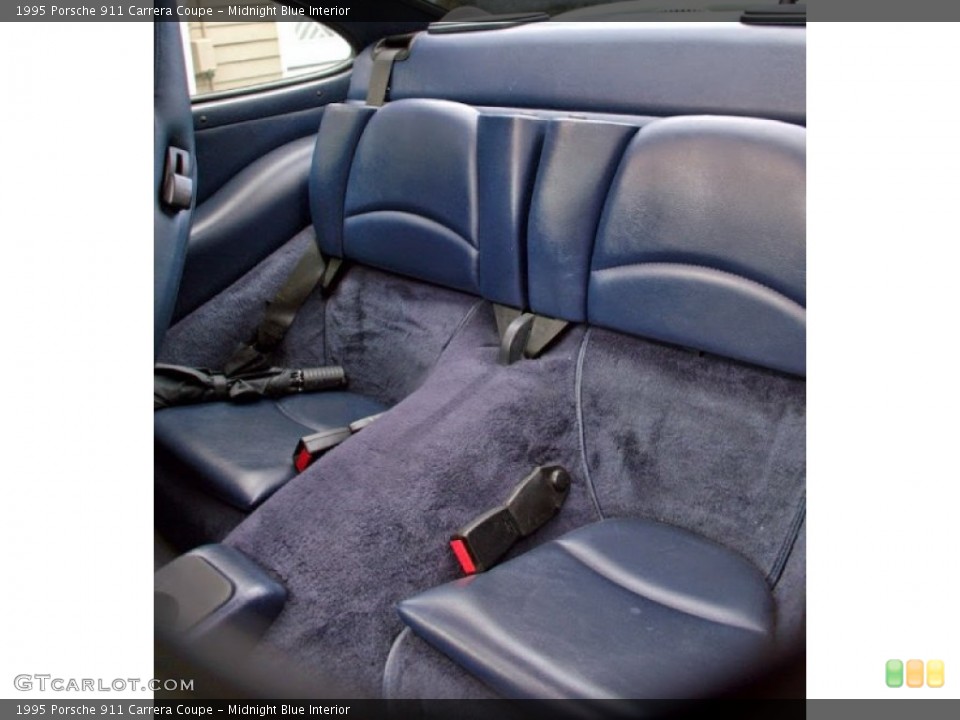 Midnight Blue Interior Rear Seat for the 1995 Porsche 911 Carrera Coupe #100957645