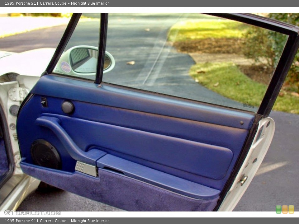 Midnight Blue Interior Door Panel for the 1995 Porsche 911 Carrera Coupe #100957795