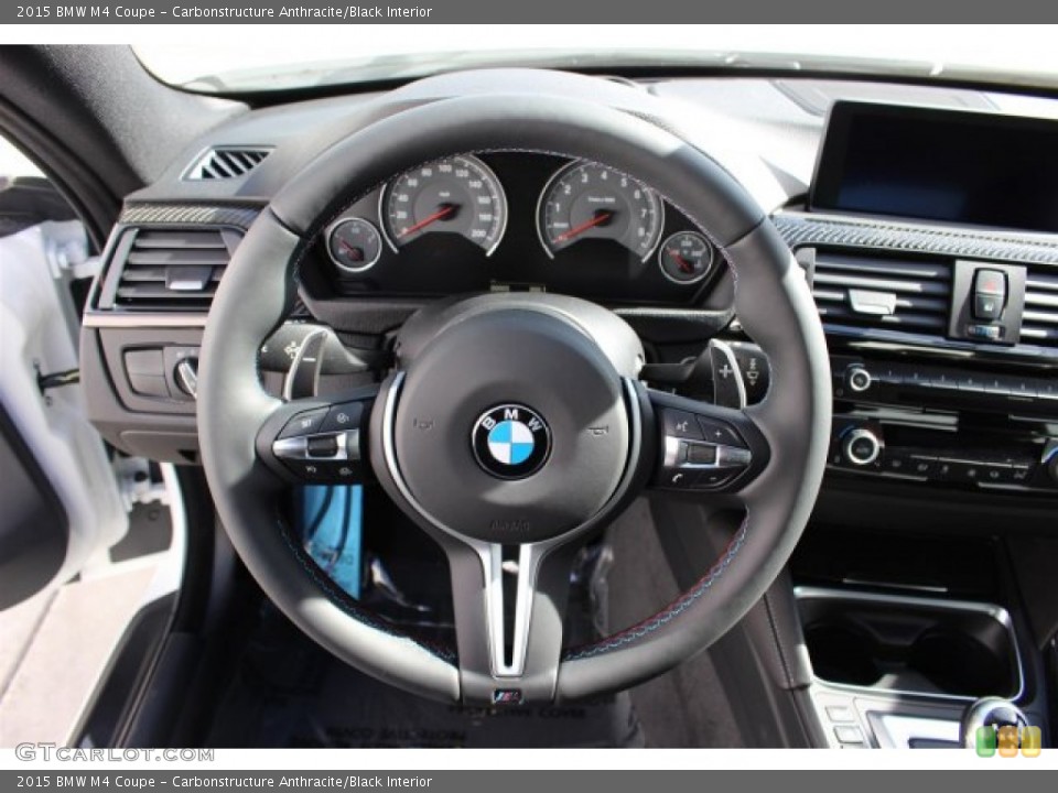 Carbonstructure Anthracite/Black Interior Steering Wheel for the 2015 BMW M4 Coupe #100959514