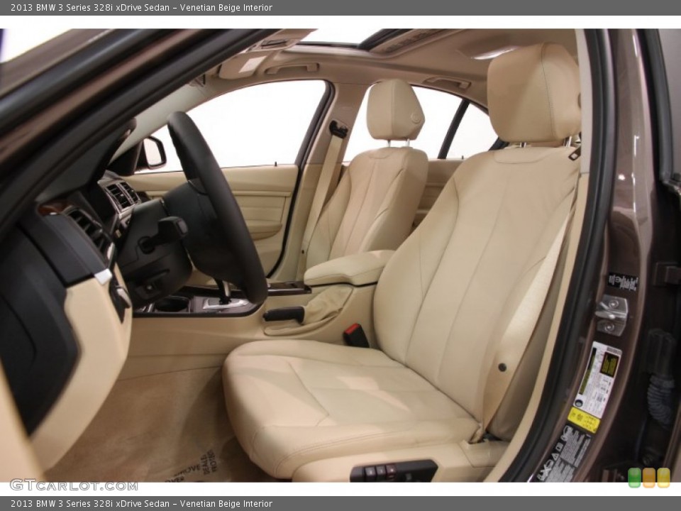 Venetian Beige Interior Front Seat for the 2013 BMW 3 Series 328i xDrive Sedan #100960273