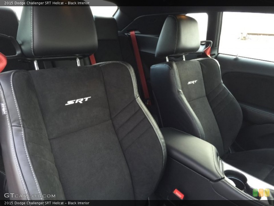 Black Interior Front Seat for the 2015 Dodge Challenger SRT Hellcat #100961240