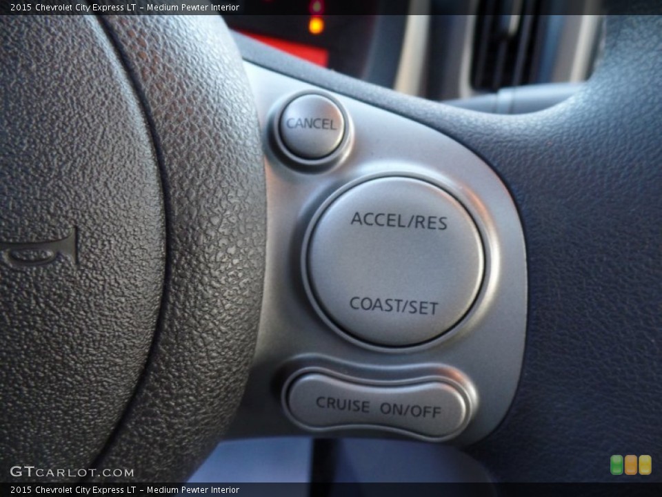 Medium Pewter Interior Controls for the 2015 Chevrolet City Express LT #100963882