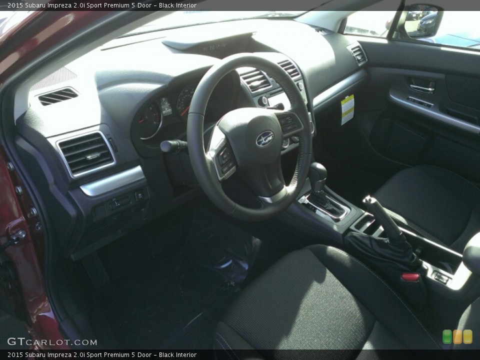 Black Interior Prime Interior for the 2015 Subaru Impreza 2.0i Sport Premium 5 Door #100971349