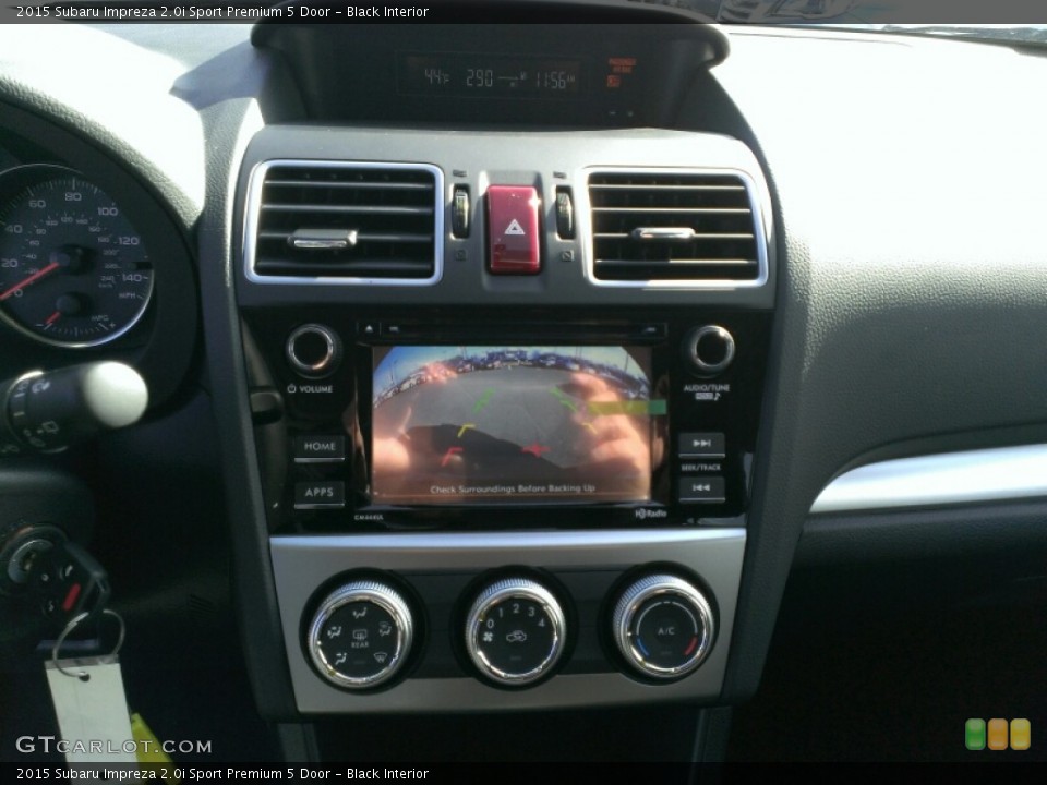 Black Interior Controls for the 2015 Subaru Impreza 2.0i Sport Premium 5 Door #100971415
