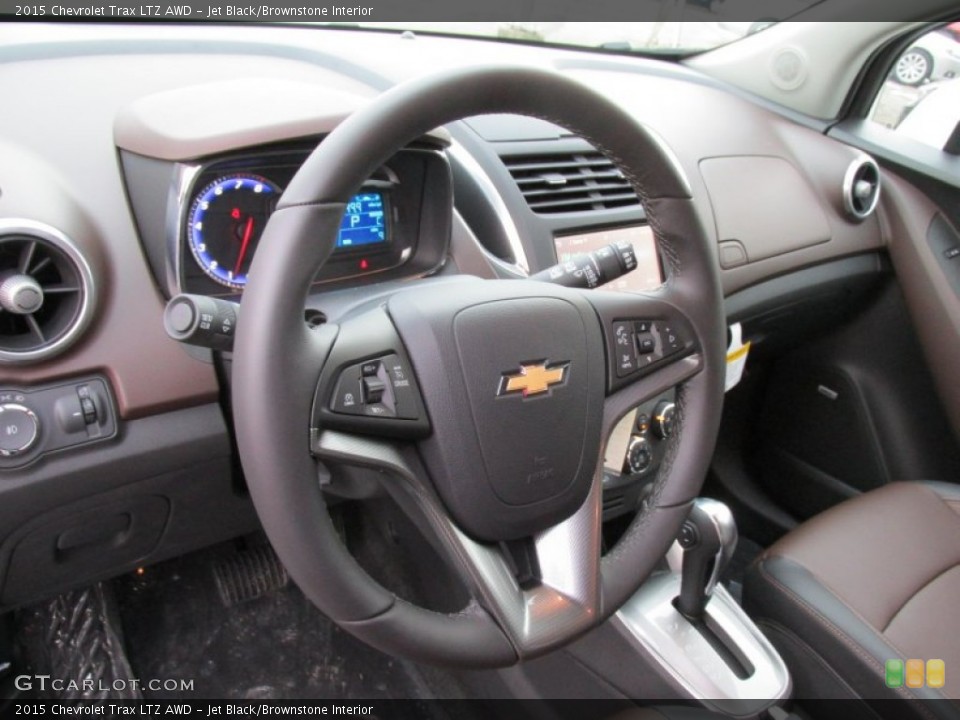 Jet Black/Brownstone Interior Dashboard for the 2015 Chevrolet Trax LTZ AWD #100981486