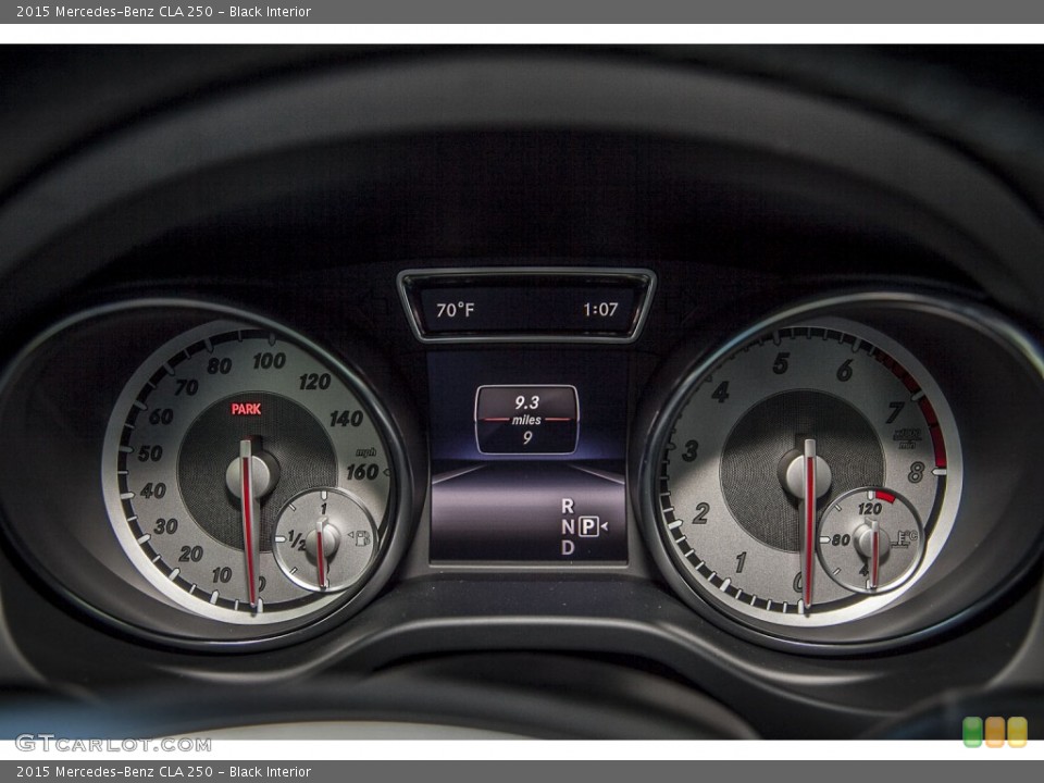 Black Interior Gauges for the 2015 Mercedes-Benz CLA 250 #100994531