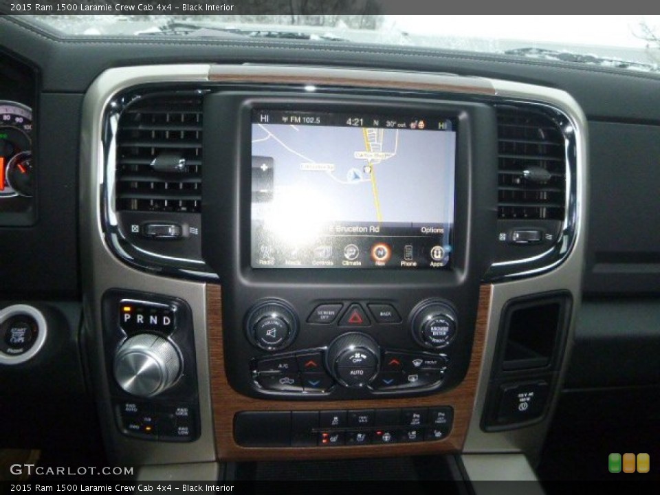 Black Interior Controls for the 2015 Ram 1500 Laramie Crew Cab 4x4 #101008146