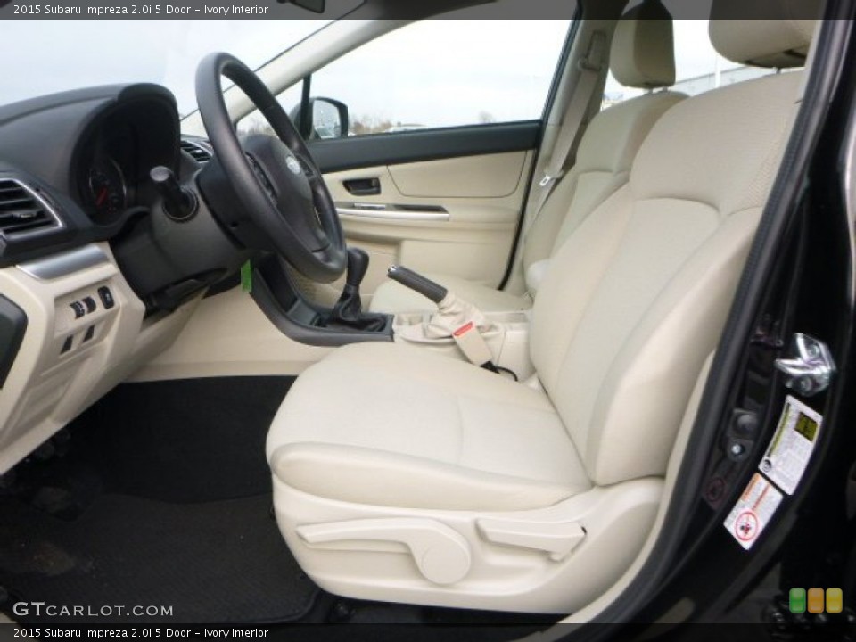 Ivory Interior Front Seat for the 2015 Subaru Impreza 2.0i 5 Door #101008562