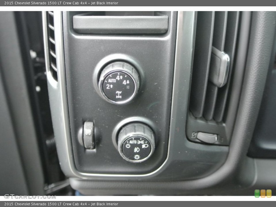 Jet Black Interior Controls for the 2015 Chevrolet Silverado 1500 LT Crew Cab 4x4 #101015641