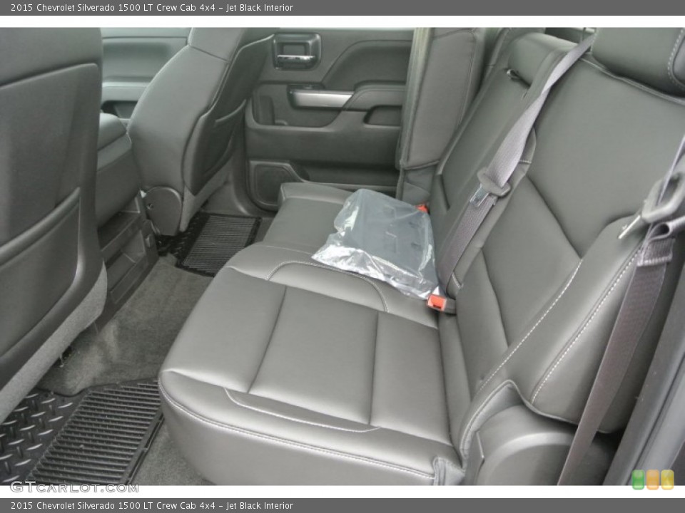 Jet Black Interior Rear Seat for the 2015 Chevrolet Silverado 1500 LT Crew Cab 4x4 #101015728