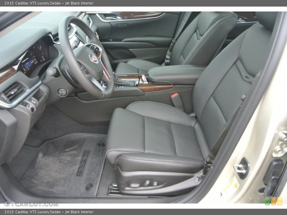 Jet Black Interior Front Seat for the 2015 Cadillac XTS Luxury Sedan #101015980