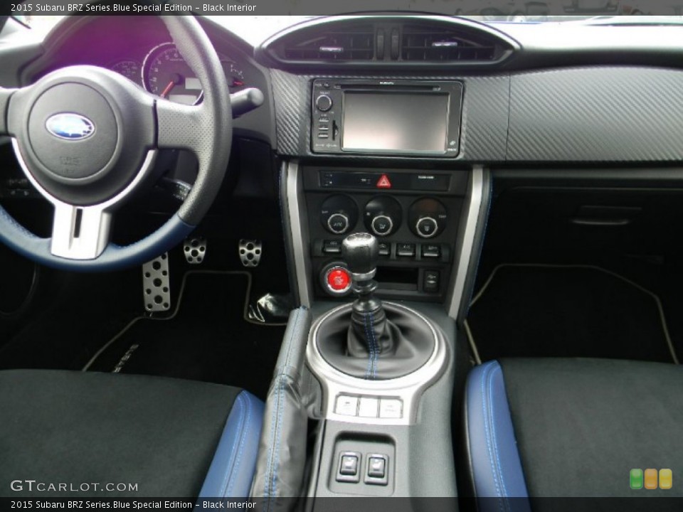 Black Interior Controls for the 2015 Subaru BRZ Series.Blue Special Edition #101017816