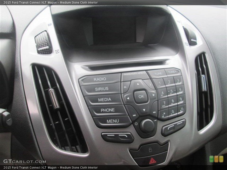 Medium Stone Cloth Interior Controls for the 2015 Ford Transit Connect XLT Wagon #101024371
