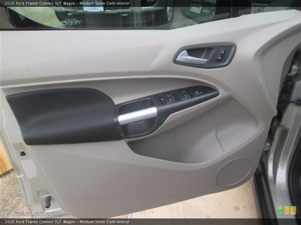 Medium Stone Cloth Interior Door Panel for the 2015 Ford Transit Connect XLT Wagon #101024632