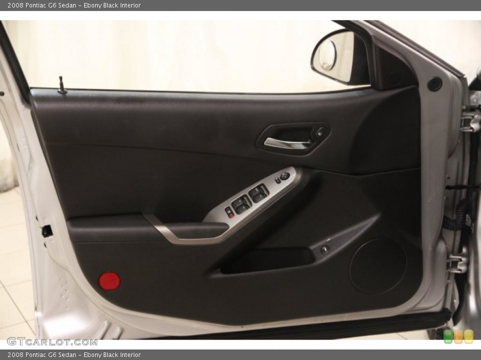 Ebony Black Interior Door Panel for the 2008 Pontiac G6 Sedan #101024773