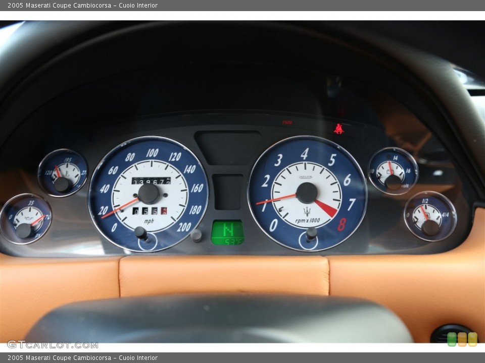 Cuoio Interior Gauges for the 2005 Maserati Coupe Cambiocorsa #101025439