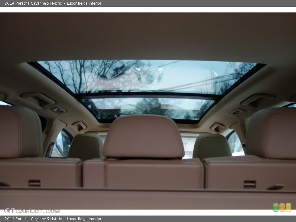 Luxor Beige Interior Sunroof for the 2014 Porsche Cayenne S Hybrid #101026338