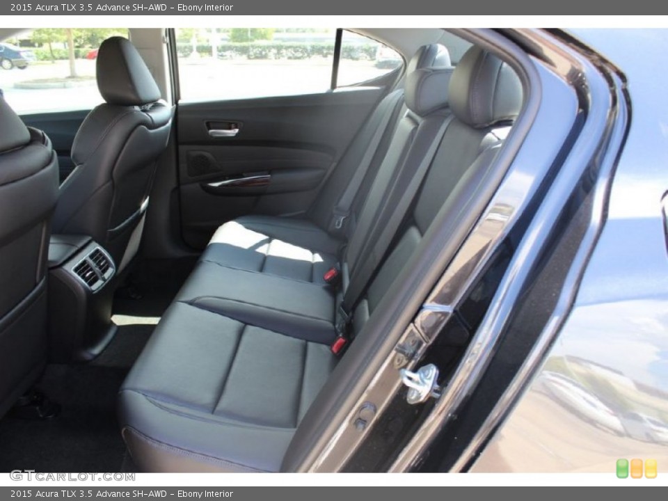 Ebony Interior Rear Seat for the 2015 Acura TLX 3.5 Advance SH-AWD #101055011