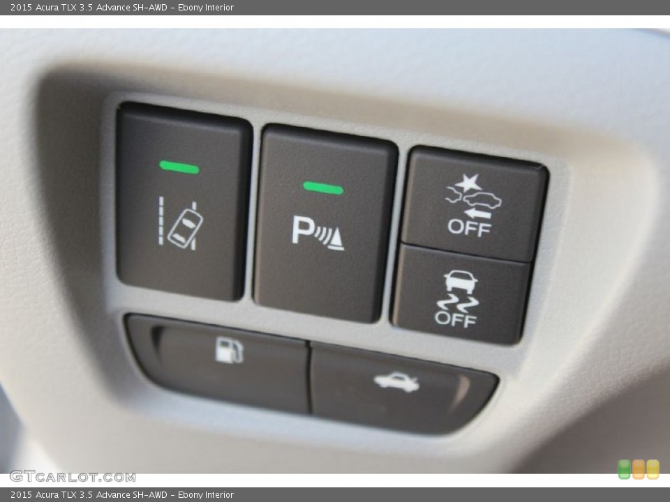 Ebony Interior Controls for the 2015 Acura TLX 3.5 Advance SH-AWD #101055023