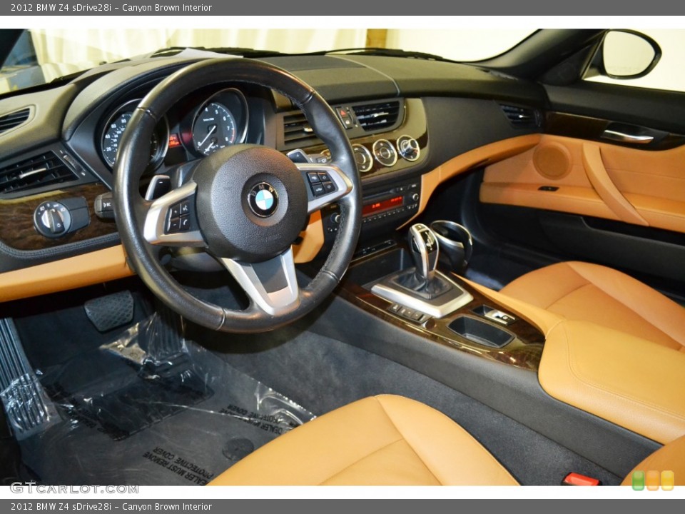 Canyon Brown Interior Photo for the 2012 BMW Z4 sDrive28i #101063409