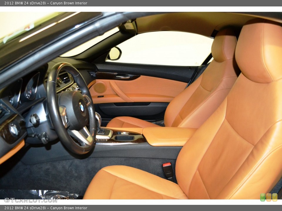 Canyon Brown Interior Front Seat for the 2012 BMW Z4 sDrive28i #101063490