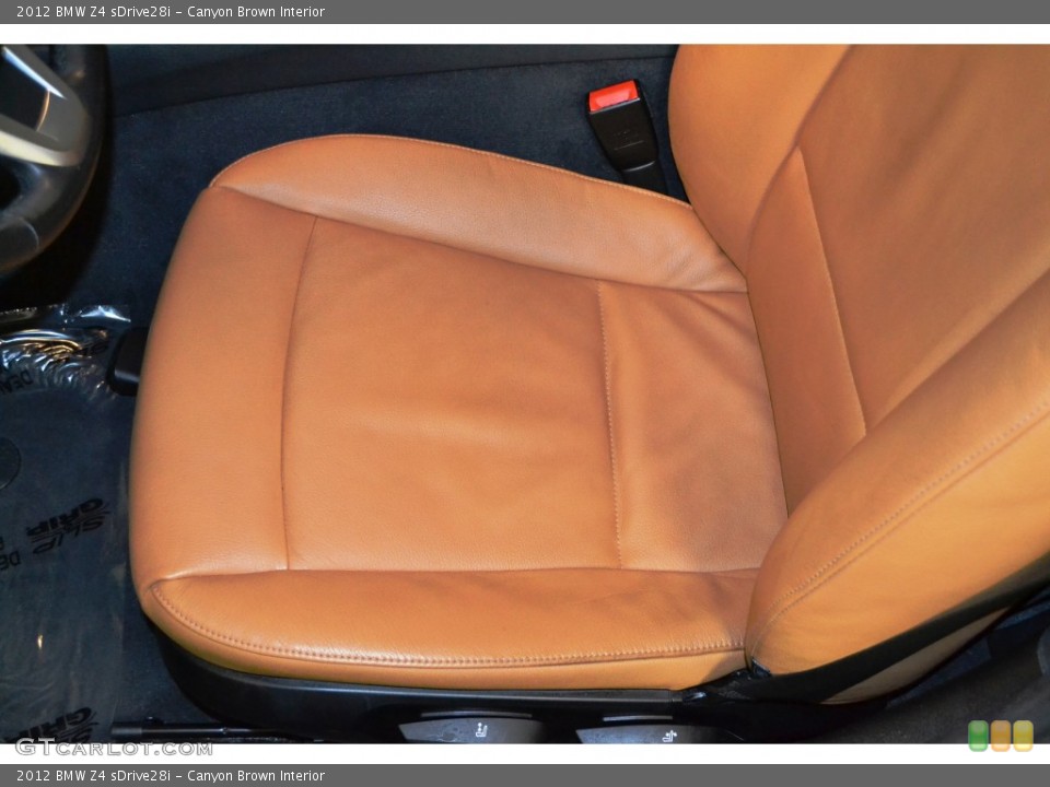 Canyon Brown Interior Front Seat for the 2012 BMW Z4 sDrive28i #101063712