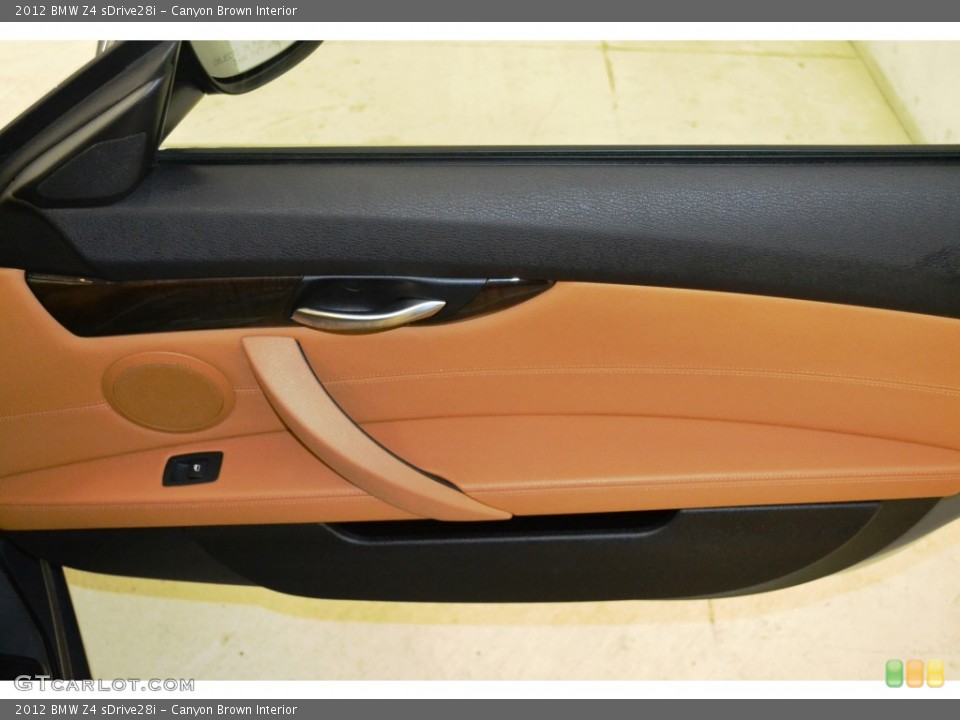 Canyon Brown Interior Door Panel for the 2012 BMW Z4 sDrive28i #101064366