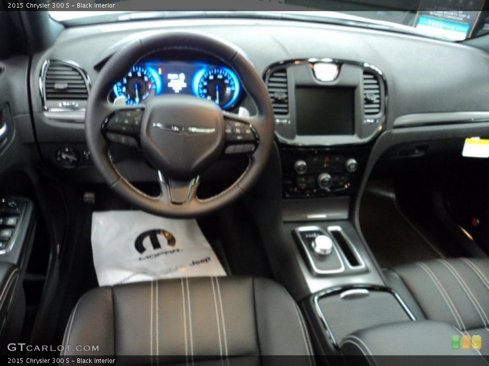 Black Interior Dashboard for the 2015 Chrysler 300 S #101066601