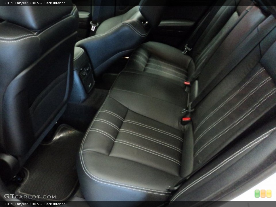 Black Interior Rear Seat for the 2015 Chrysler 300 S #101066703
