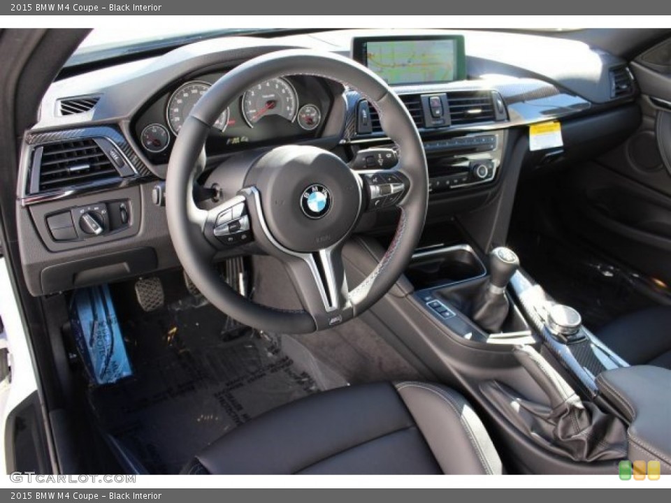 Black 2015 BMW M4 Interiors