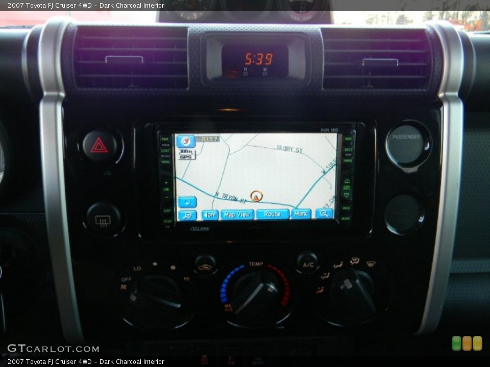 Dark Charcoal Interior Navigation for the 2007 Toyota FJ Cruiser 4WD #101084862