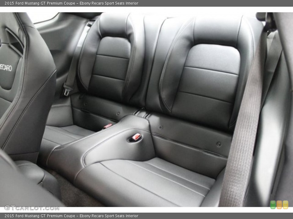 Ebony Recaro Sport Seats 2015 Ford Mustang Interiors
