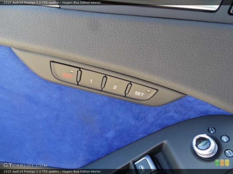 Nogaro Blue Edition Interior Controls for the 2015 Audi S4 Prestige 3.0 TFSI quattro #101088579