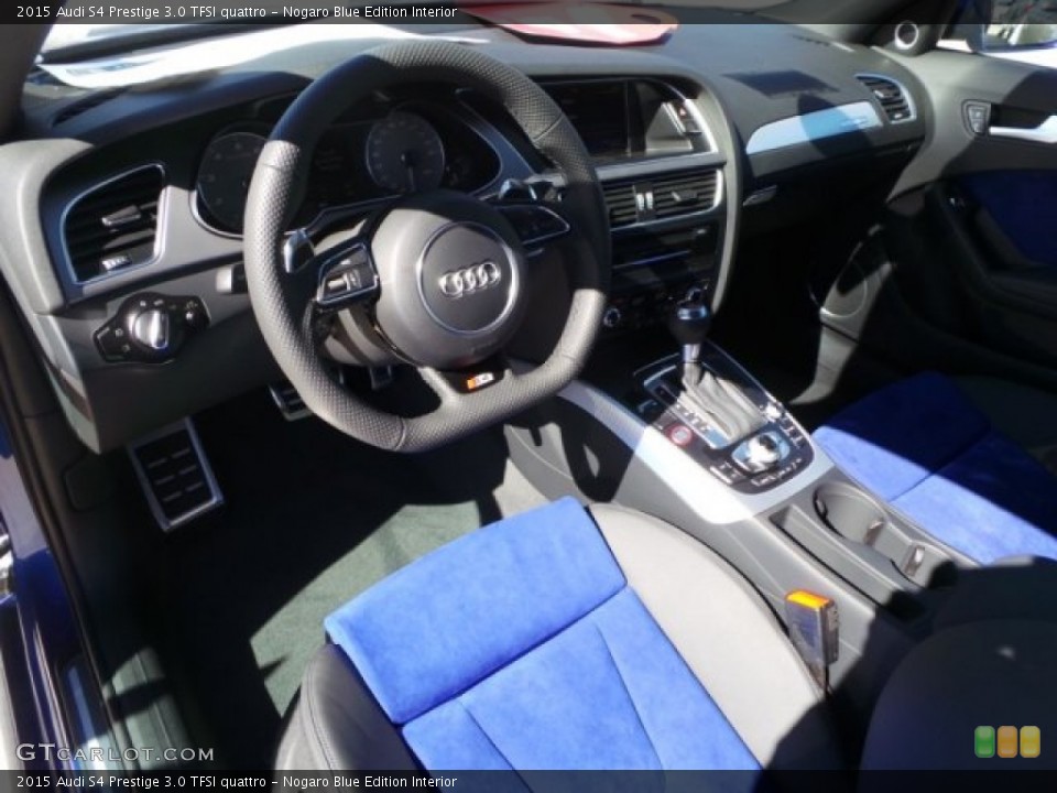 Nogaro Blue Edition Interior Photo for the 2015 Audi S4 Prestige 3.0 TFSI quattro #101088582