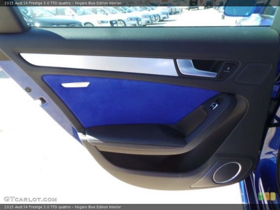 Nogaro Blue Edition Interior Door Panel for the 2015 Audi S4 Prestige 3.0 TFSI quattro #101088660