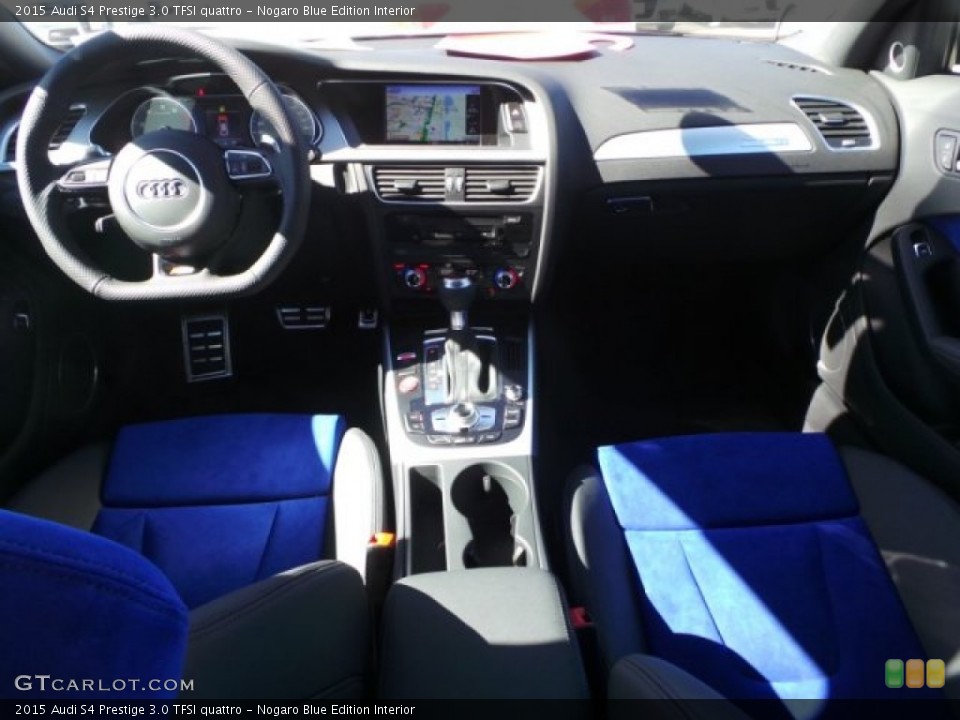 Nogaro Blue Edition Interior Dashboard for the 2015 Audi S4 Prestige 3.0 TFSI quattro #101088672