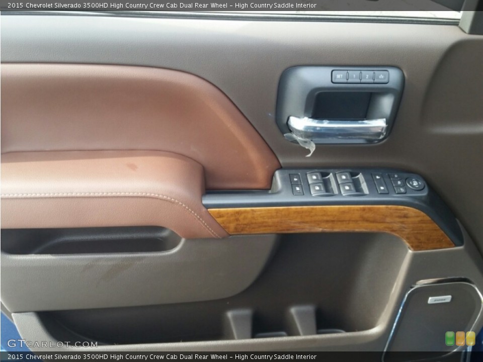 High Country Saddle Interior Door Panel for the 2015 Chevrolet Silverado 3500HD High Country Crew Cab Dual Rear Wheel #101094360