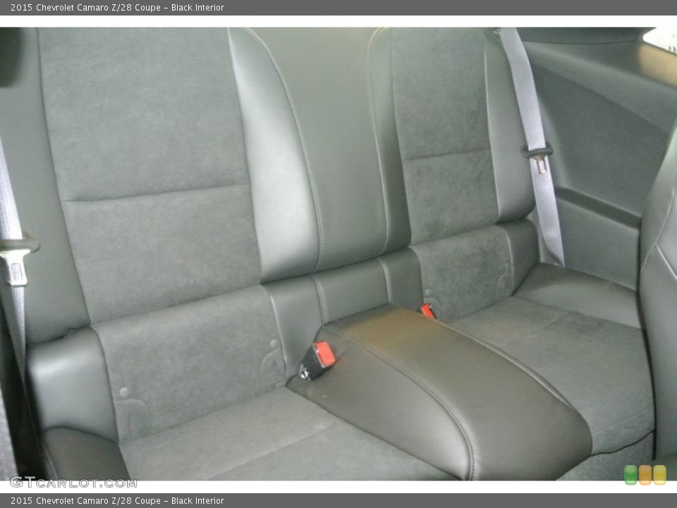 Black Interior Rear Seat for the 2015 Chevrolet Camaro Z/28 Coupe #101094663