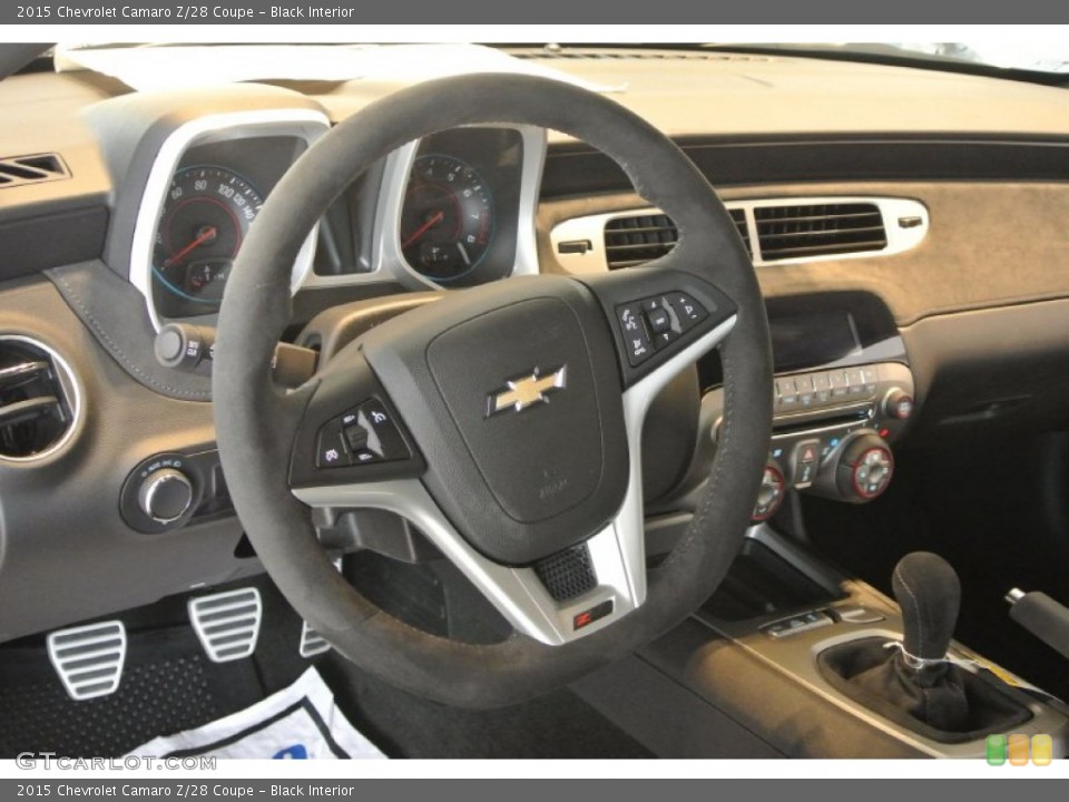 Black Interior Steering Wheel for the 2015 Chevrolet Camaro Z/28 Coupe #101094819