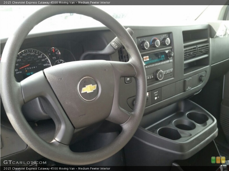 Medium Pewter Interior Dashboard for the 2015 Chevrolet Express Cutaway 4500 Moving Van #101095299