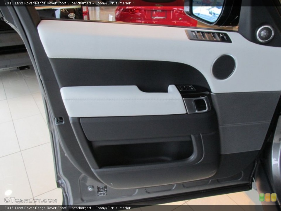 Ebony/Cirrus Interior Door Panel for the 2015 Land Rover Range Rover Sport Supercharged #101096859