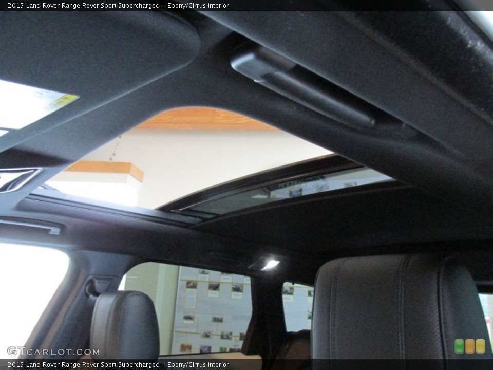 Ebony/Cirrus Interior Sunroof for the 2015 Land Rover Range Rover Sport Supercharged #101096931