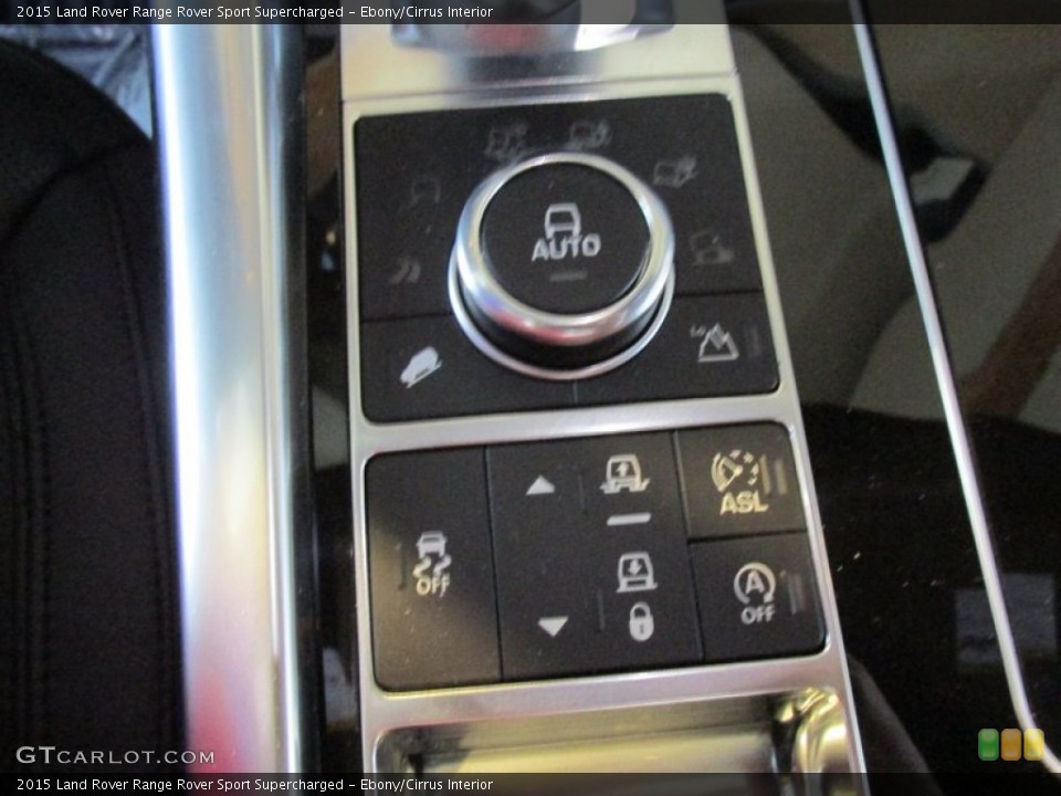 Ebony/Cirrus Interior Controls for the 2015 Land Rover Range Rover Sport Supercharged #101097009
