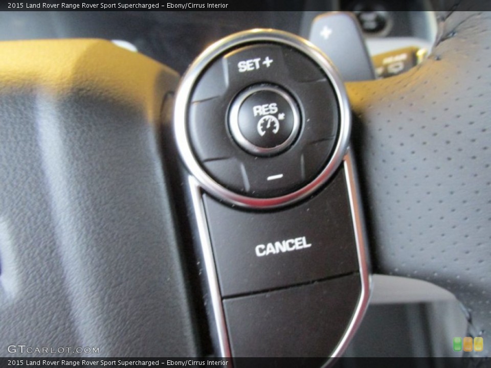 Ebony/Cirrus Interior Controls for the 2015 Land Rover Range Rover Sport Supercharged #101097024