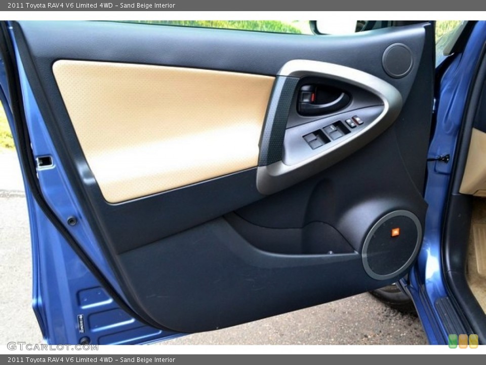 Sand Beige Interior Door Panel for the 2011 Toyota RAV4 V6 Limited 4WD #101098941