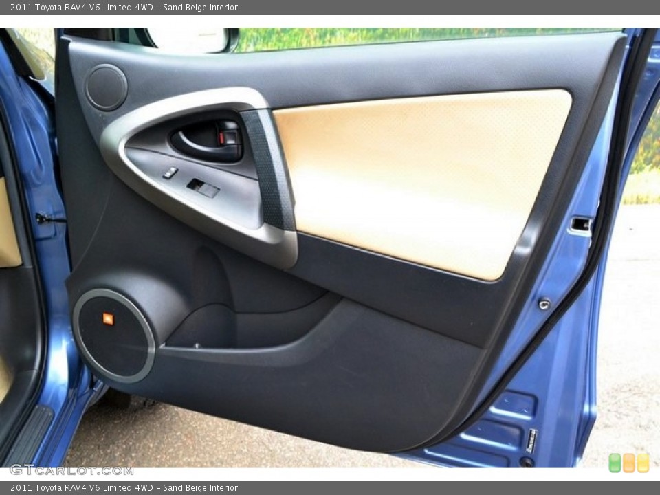 Sand Beige Interior Door Panel for the 2011 Toyota RAV4 V6 Limited 4WD #101098974